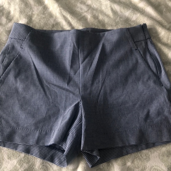Blue and white stylish shorts